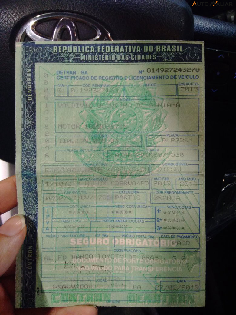 TOYOTA HILUX 2.8  TURBO DIESEL CD SRV 4X4 AUTOM&Aacute;TICO