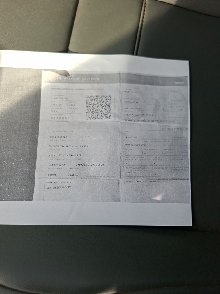FORD RANGER 3.2 XLS 4X4 CD 20V DIESEL 4P AUTOMATICO