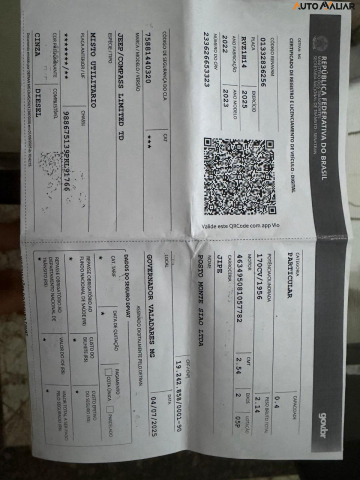 JEEP COMPASS 2.0 16V DIESEL LIMITED TD350 4X4