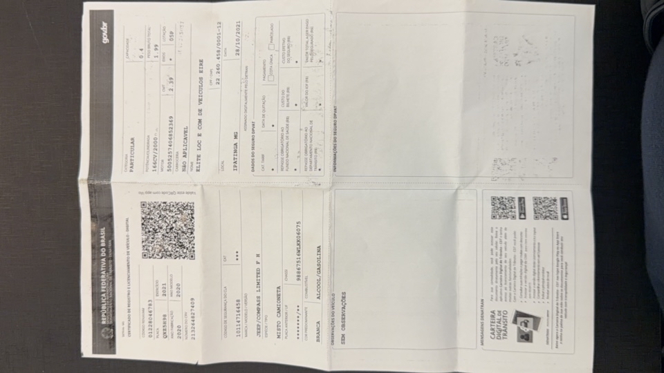 JEEP COMPASS 2.0 16V FLEX LIMITED AUTOMATICO