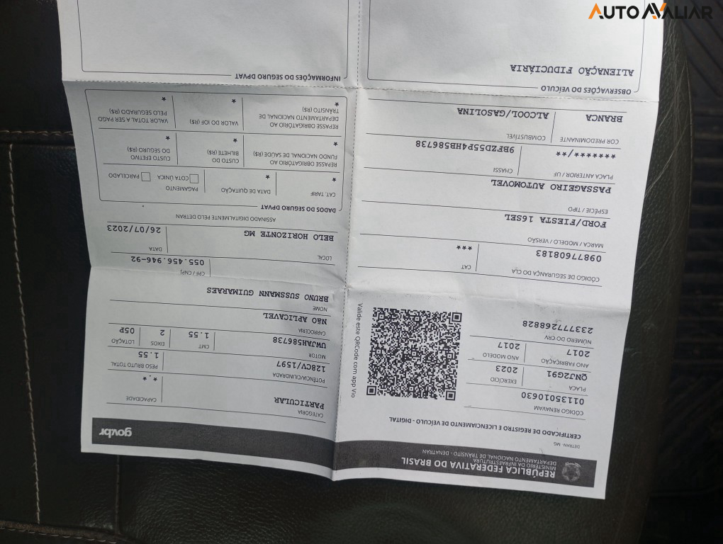 FORD FIESTA 1.6 SEL HATCH 16V FLEX 4P MANUAL