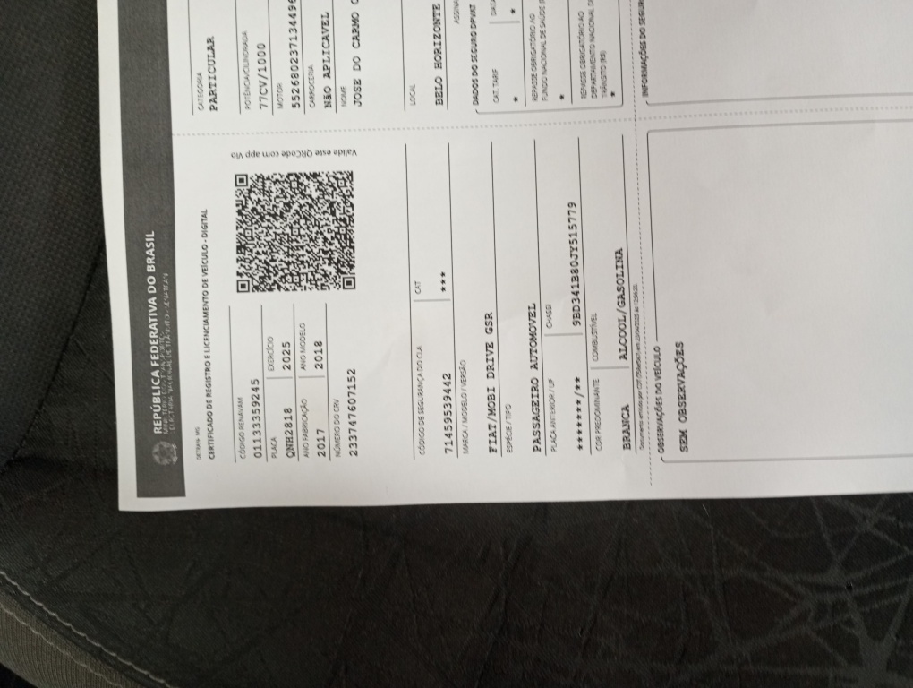 FIAT MOBI 1.0 FIREFLY FLEX DRIVE GSR