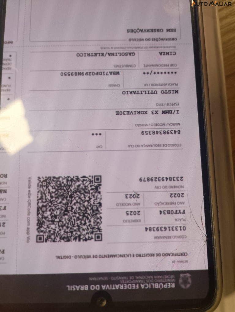 BMW X3 2.0 16V HIBRIDO X LINE XDRIVE30E STEPTRONIC