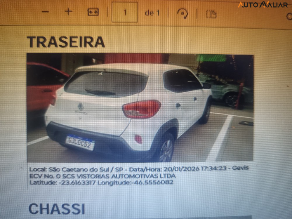 RENAULT KWID 1.0 12V SCE FLEX INTENSE MANUAL