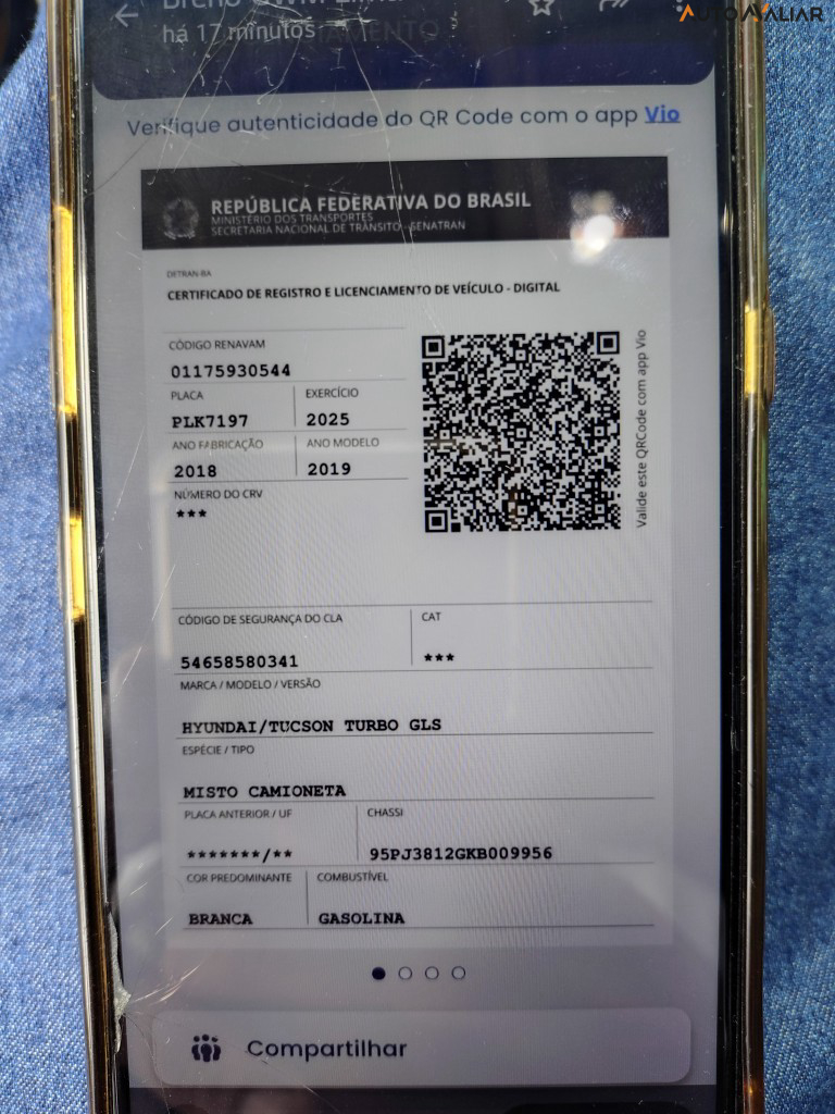 HYUNDAI TUCSON 1.6 16V T-GDI GASOLINA GLS ECOSHIFT