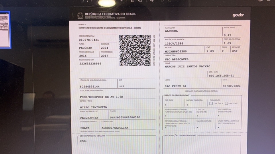 FORD ECOSPORT 1.6 SE 16V FLEX