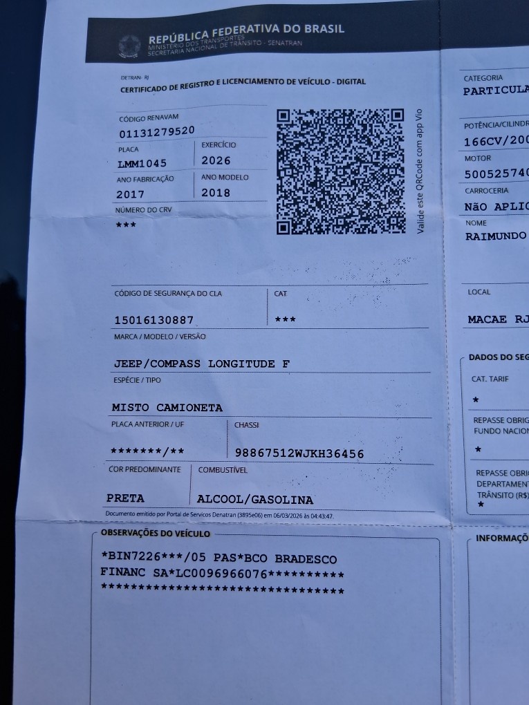 JEEP COMPASS 2.0 16V FLEX LONGITUDE AUTOMATICO