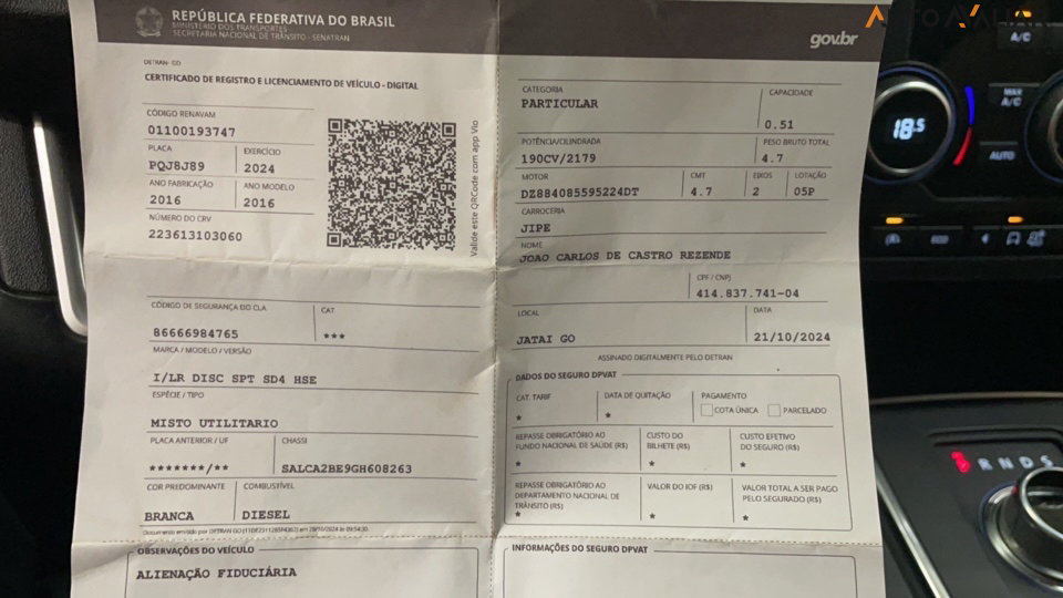 LAND ROVER DISCOVERY SPORT 2.2 16V SD4 TURBO DIESEL HSE 4P AUTOMATICO