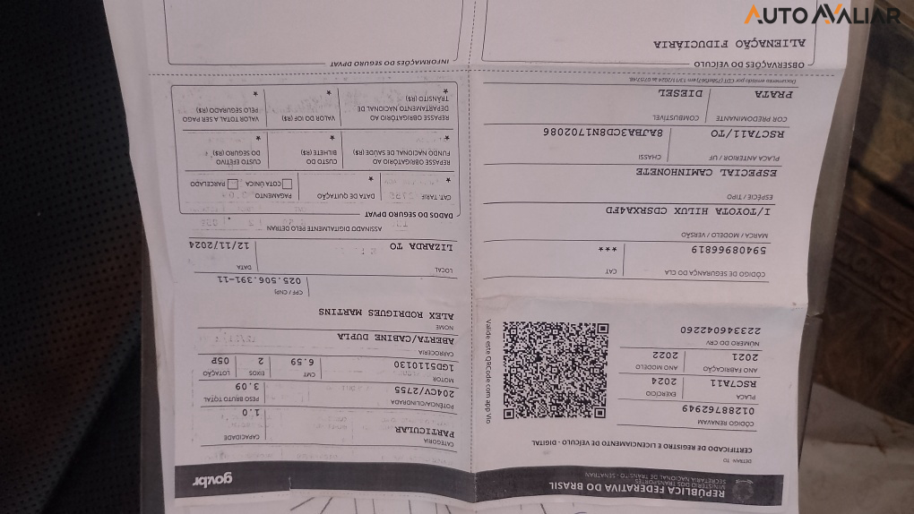 TOYOTA HILUX 2.8 D-4D TURBO DIESEL CD SRX 4X4 AUTOM&Aacute;TICO