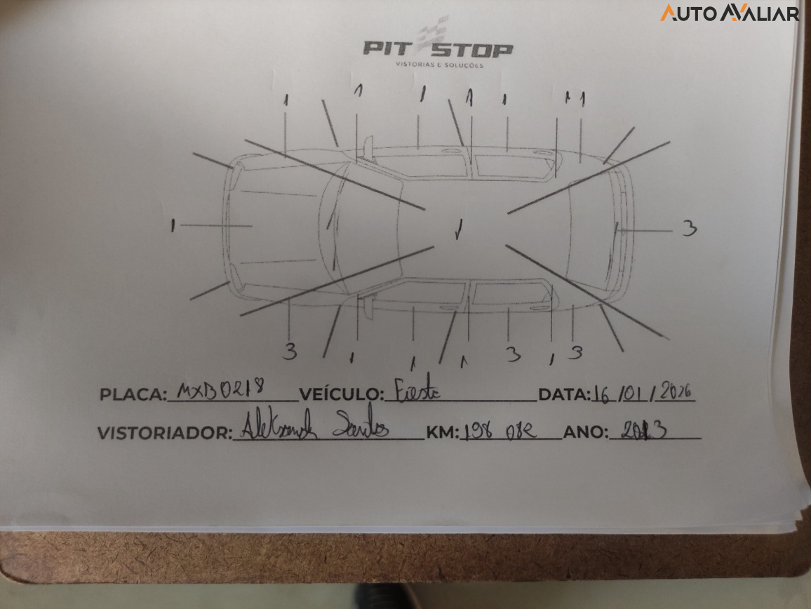 FORD FIESTA (CLASS) 1.0 8V(FLEX)
