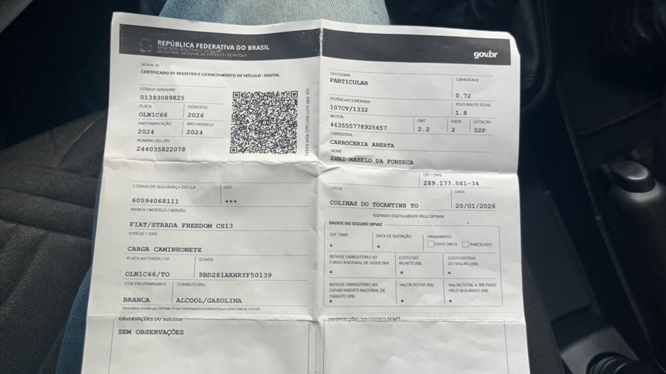 FIAT STRADA 1.3 FIREFLY FLEX FREEDOM CS MANUAL