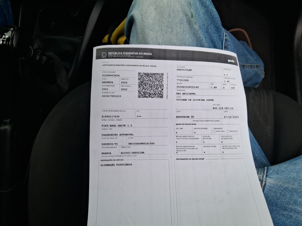 FIAT ARGO 1.0 FIREFLY FLEX DRIVE MANUAL