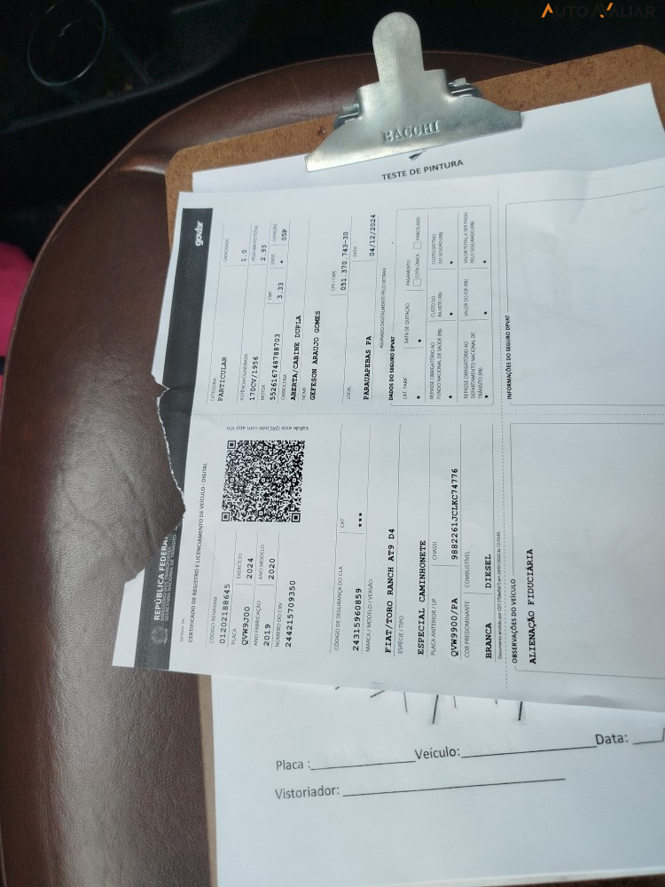 FIAT TORO 2.0 16V TURBO DIESEL RANCH 4WD AT9