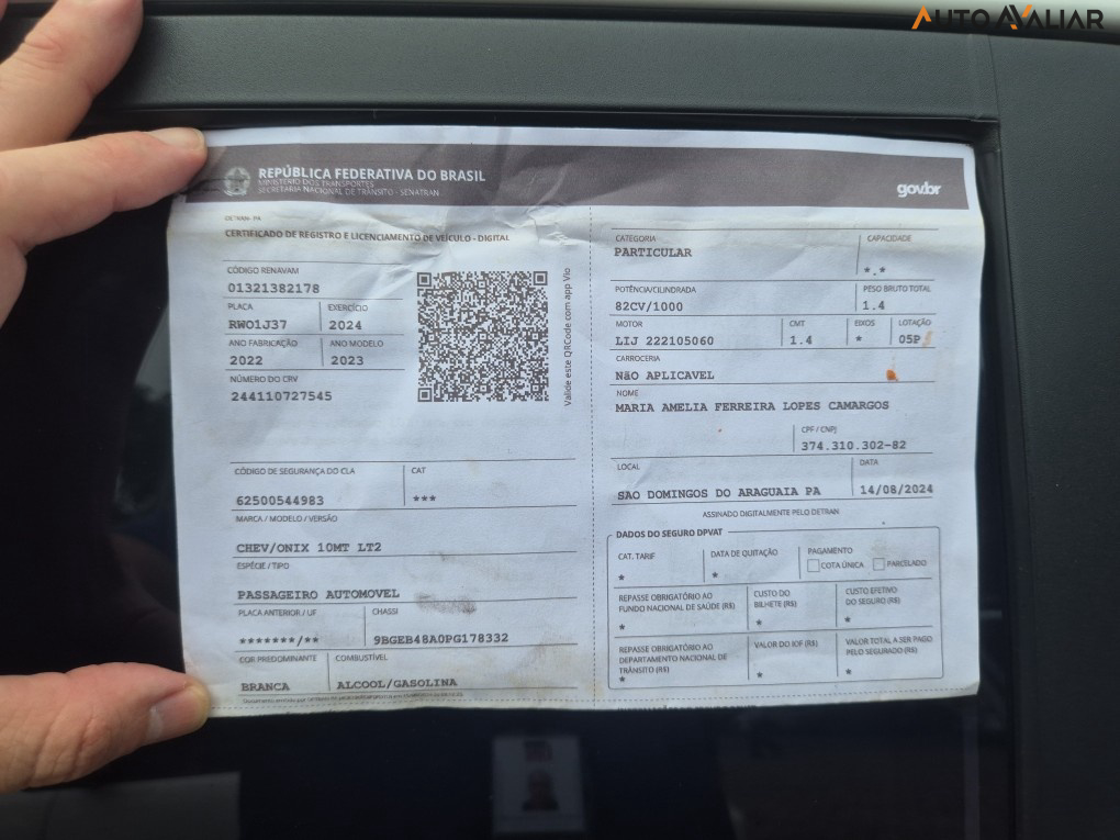 CHEVROLET ONIX 1.0 FLEX LT MANUAL