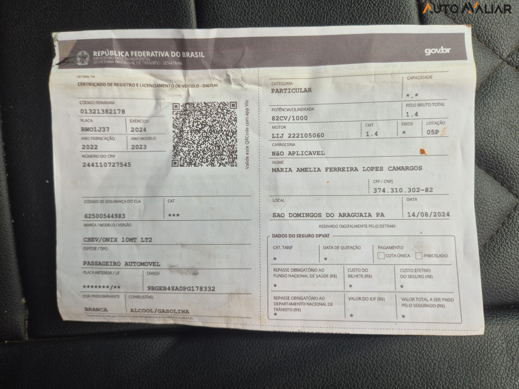 CHEVROLET ONIX 1.0 FLEX LT MANUAL