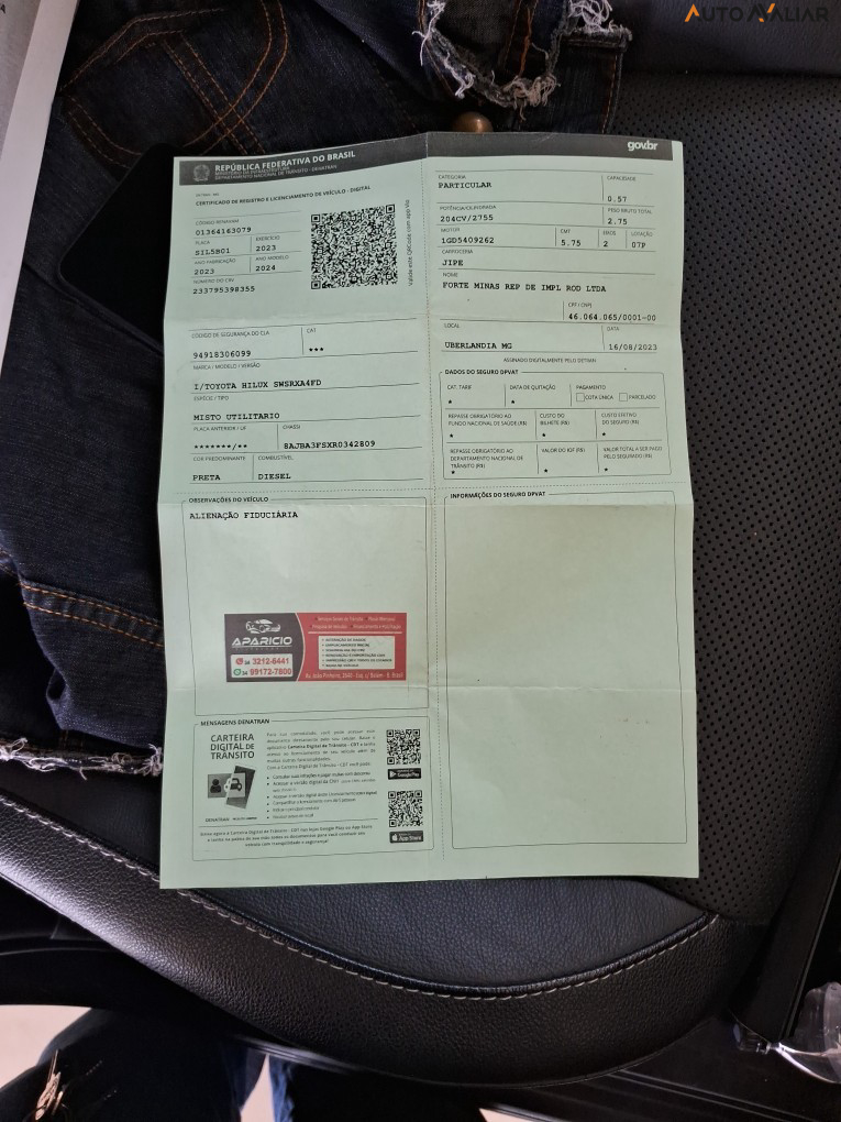 TOYOTA HILUX SW4 2.8 D-4D TURBO DIESEL SRX 7L 4X4 AUTOM&Aacute;TICO