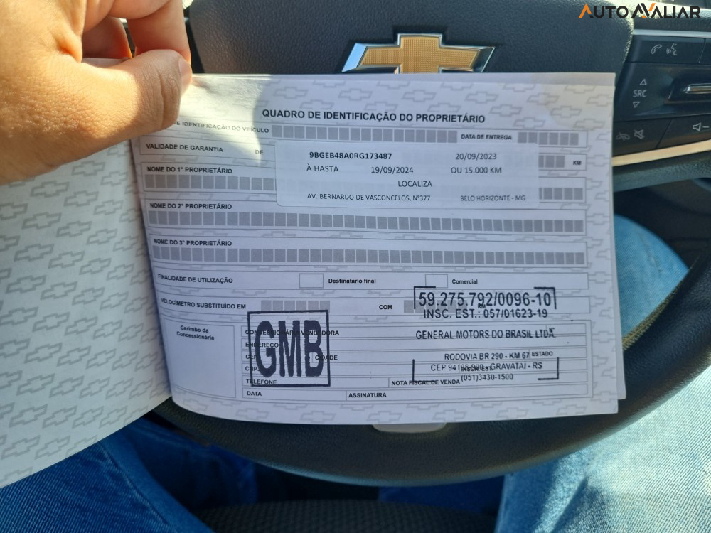 CHEVROLET ONIX 1.0 FLEX LT MANUAL