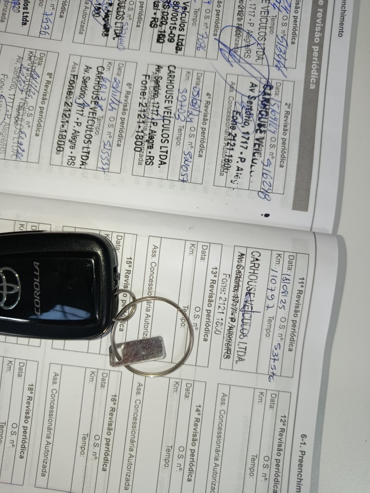 TOYOTA COROLLA 2.0 VVT-IE FLEX XEI DIRECT SHIFT