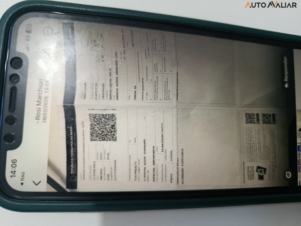 TOYOTA HILUX 2.8 D-4D TURBO DIESEL CD SRX 4X4 AUTOMÁTICO