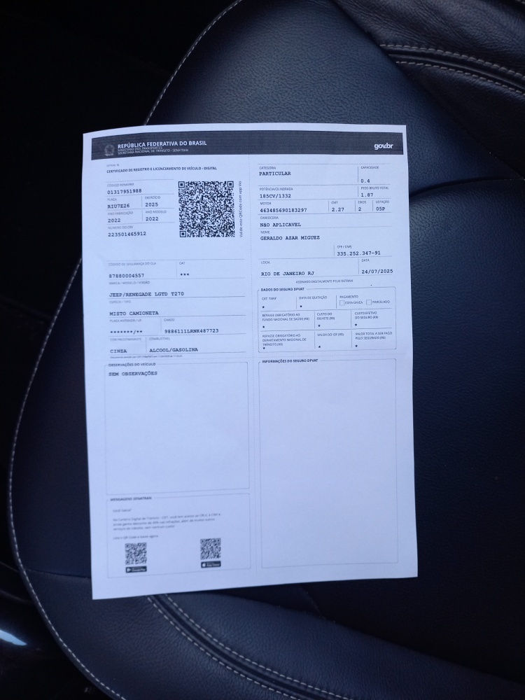 JEEP RENEGADE 1.3 T270 Turbo Flex Longitude At6