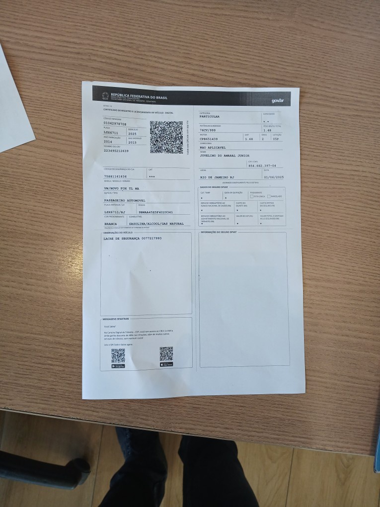 VOLKSWAGEN FOX 1.0 MI TRENDLINE 8V FLEX 4P MANUAL