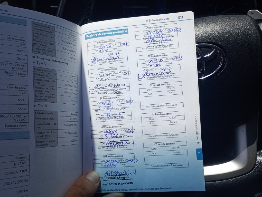 TOYOTA HILUX SW4 2.8 D-4D TURBO DIESEL SRX 7L 4X4 AUTOM&Aacute;TICO