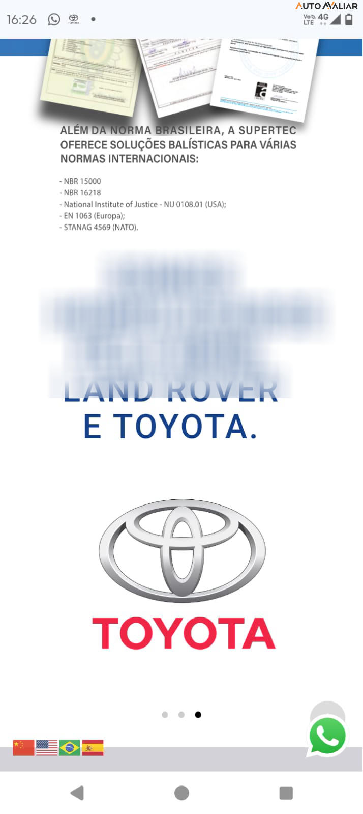 TOYOTA HILUX SW4 2.8 D-4D TURBO DIESEL SRX PLATINUM 7L 4X4 AUTOM&Aacute;TICO