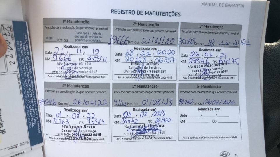 HYUNDAI HB20 1.6 COMFORT PLUS 16V FLEX 4P AUTOMATICO
