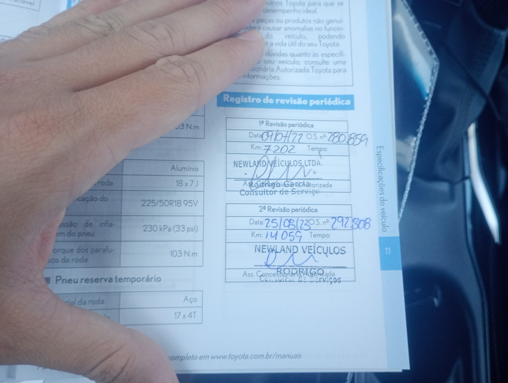 TOYOTA COROLLA CROSS 2.0 VVT-IE FLEX XRE DIRECT SHIFT