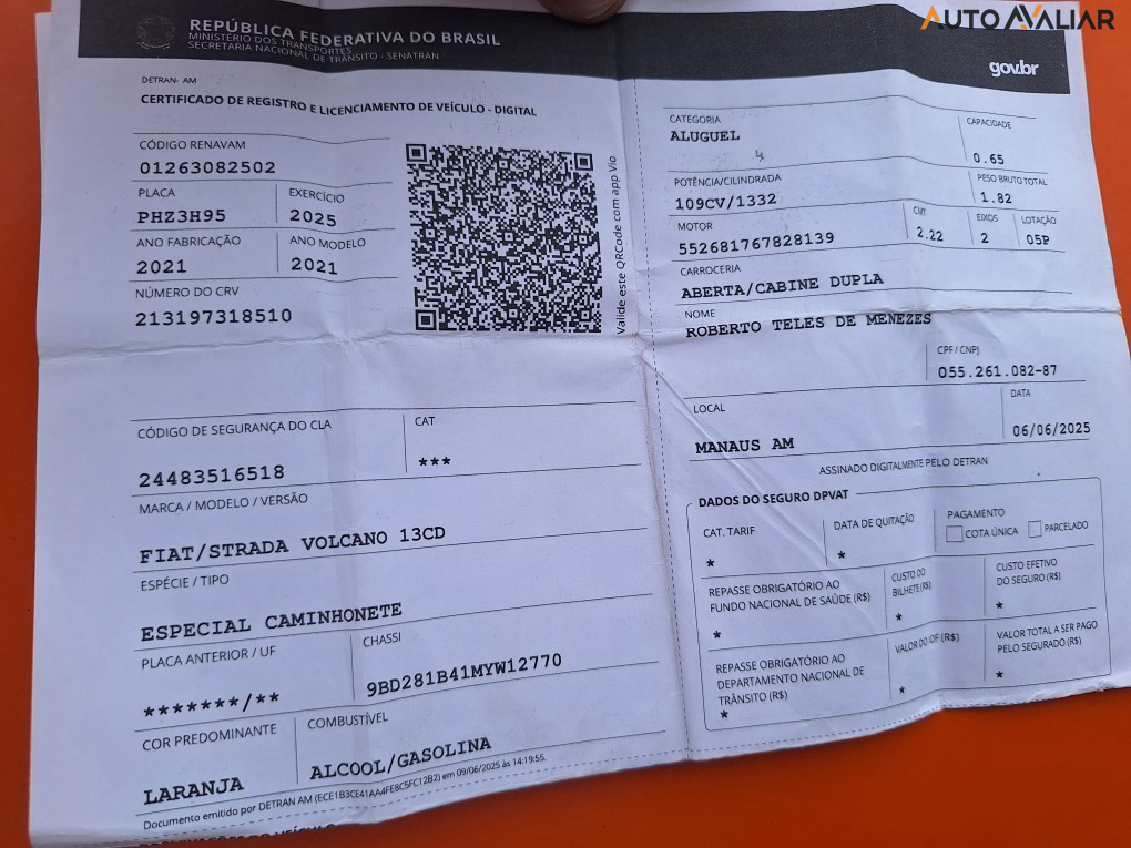 FIAT STRADA 1.3 FIREFLY FLEX VOLCANO CD MANUAL