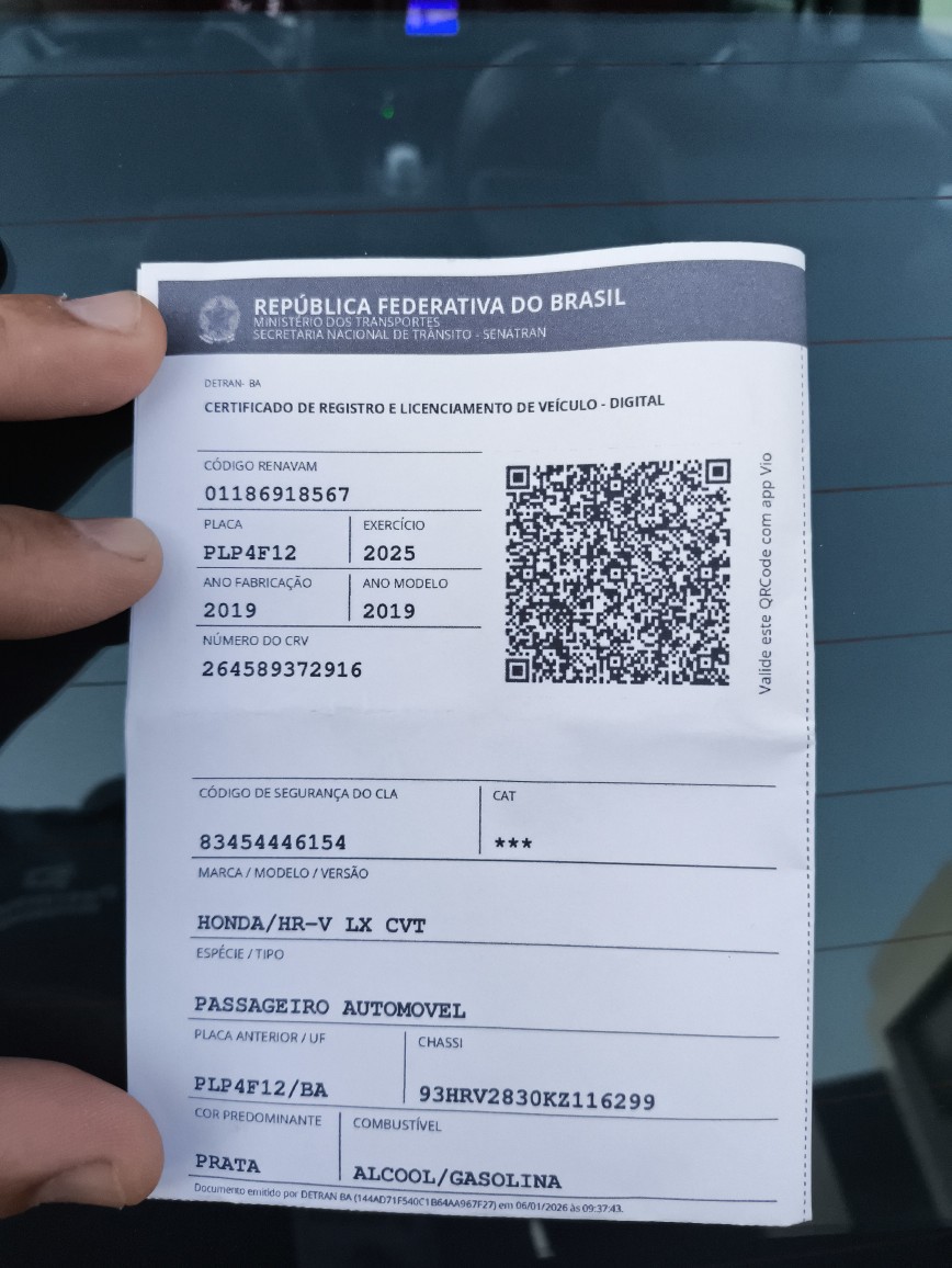 HONDA HR-V 1.8 16V FLEX LX 4P AUTOMATICO