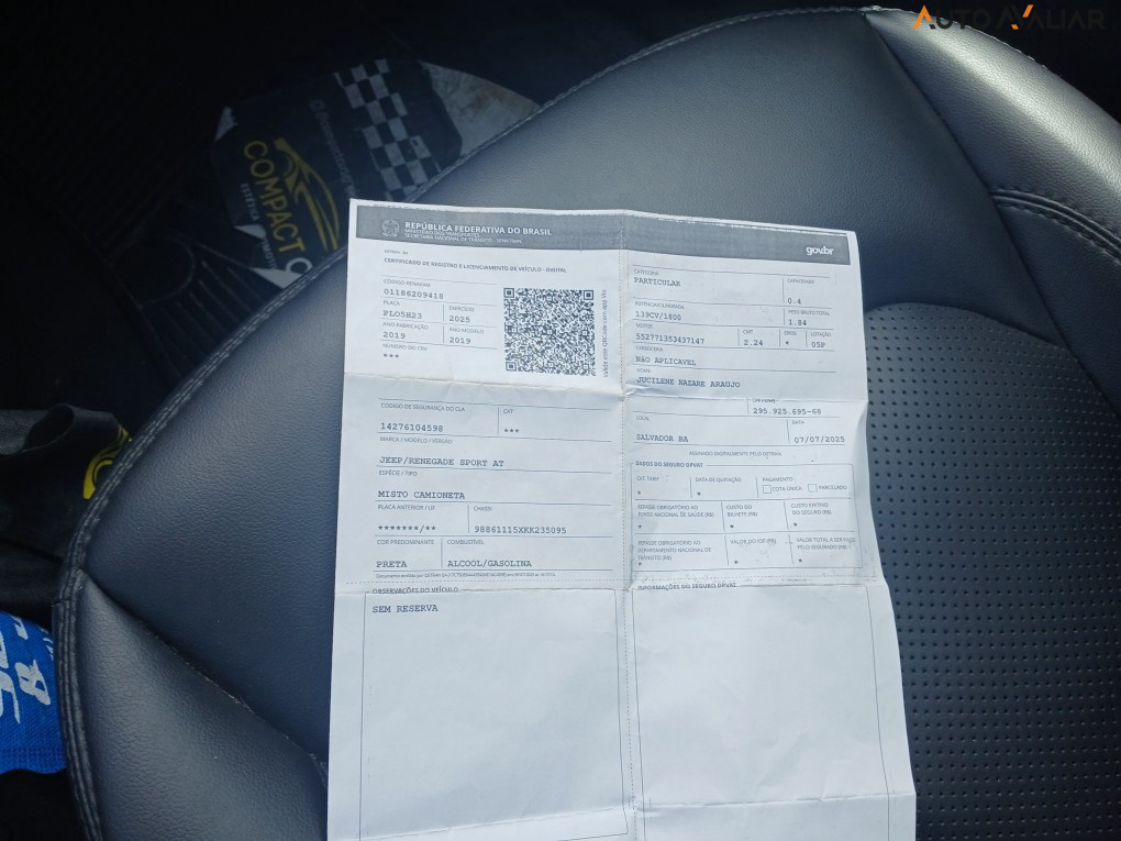 JEEP RENEGADE 1.8 16V FLEX SPORT 4P AUTOMATICO