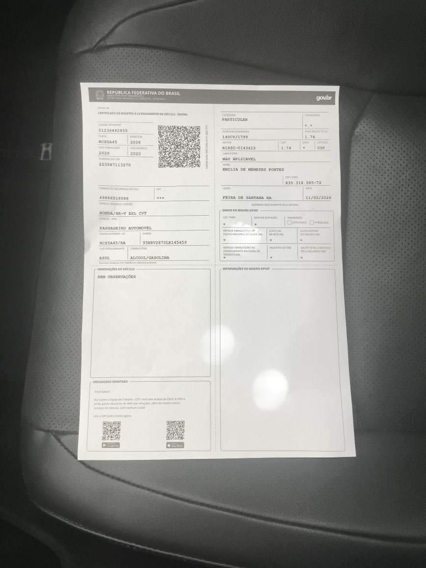 HONDA HR-V 1.8 16V FLEX EXL 4P AUTOMATICO