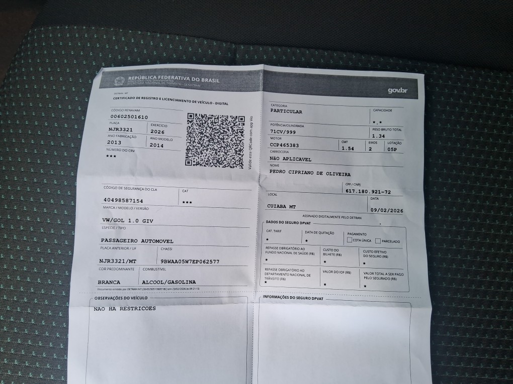 VOLKSWAGEN GOL 1.0 MI 8V FLEX 4P MANUAL G.IV