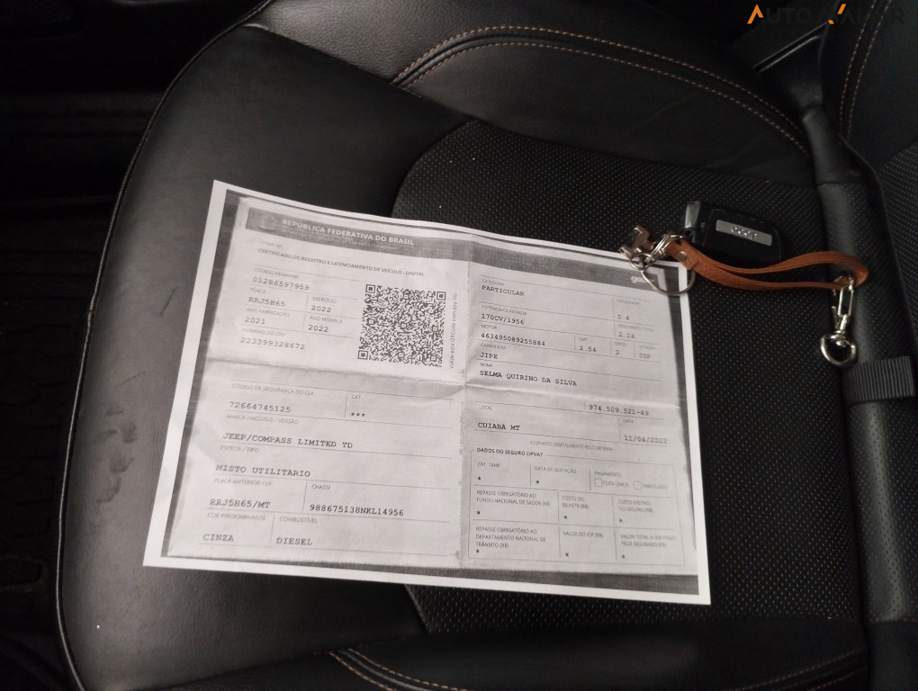 JEEP COMPASS 2.0 16V DIESEL LIMITED TD350 4X4