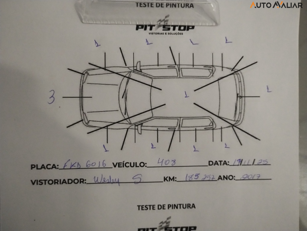 PEUGEOT 408 1.6 GRIFFE 16V TURBO FLEX 4P AUTOMATICO