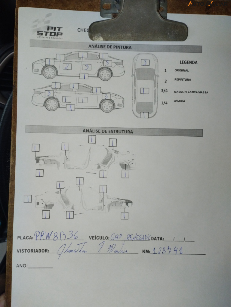 JEEP RENEGADE 1.8 16V FLEX 4P MANUAL