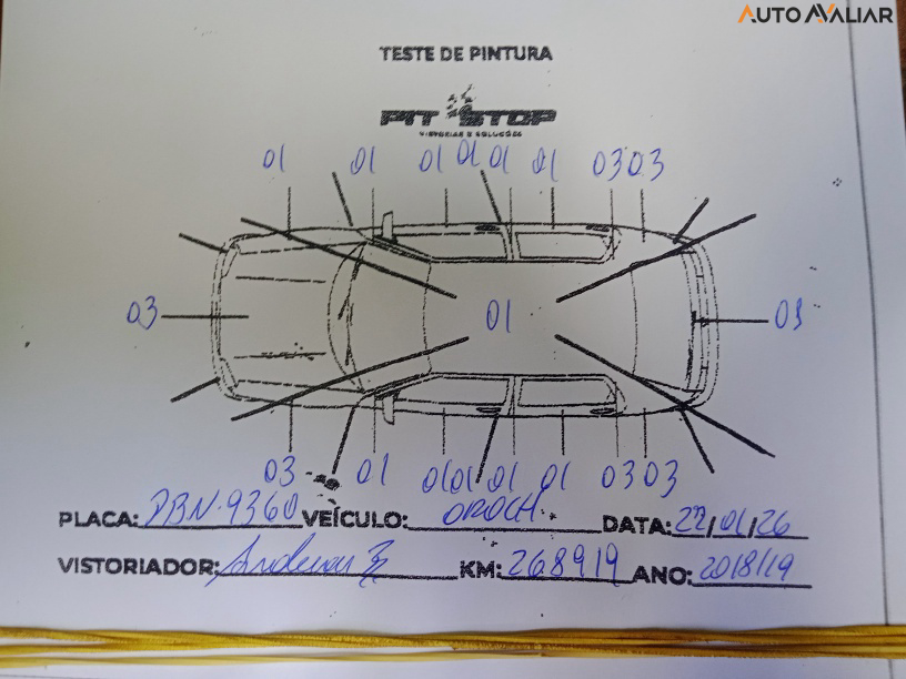 RENAULT OROCH 2.0 16V HI-FLEX DYNAMIQUE MANUAL