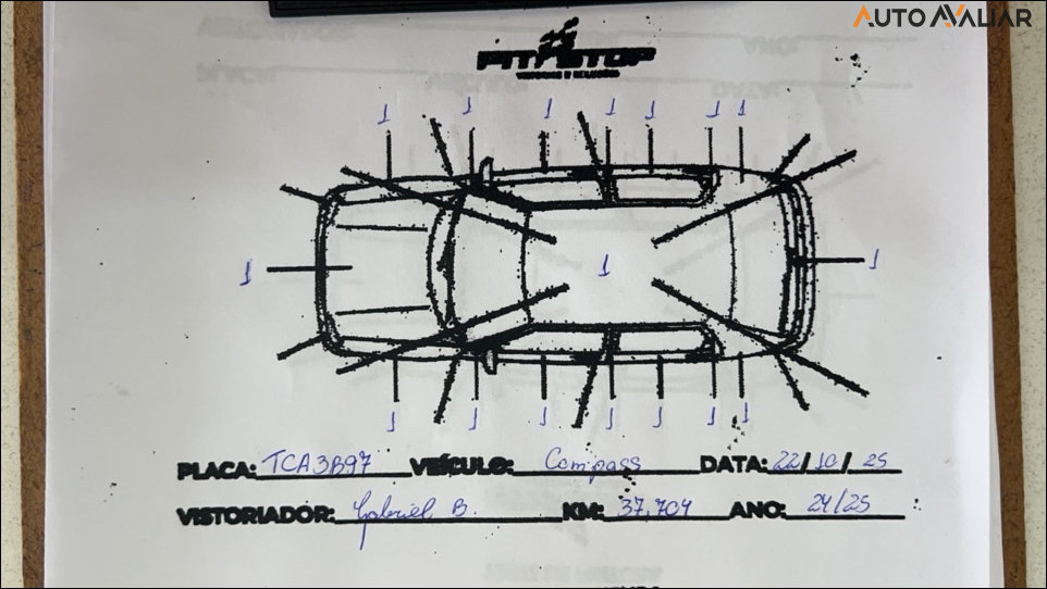 JEEP COMPASS 2.0 HURRICANE 4 TURBO GASOLINA BLACKHAWK AT9