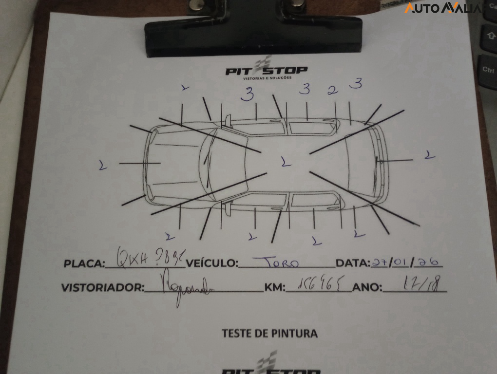 FIAT TORO 2.0 16V TURBO DIESEL VOLCANO 4WD AT9