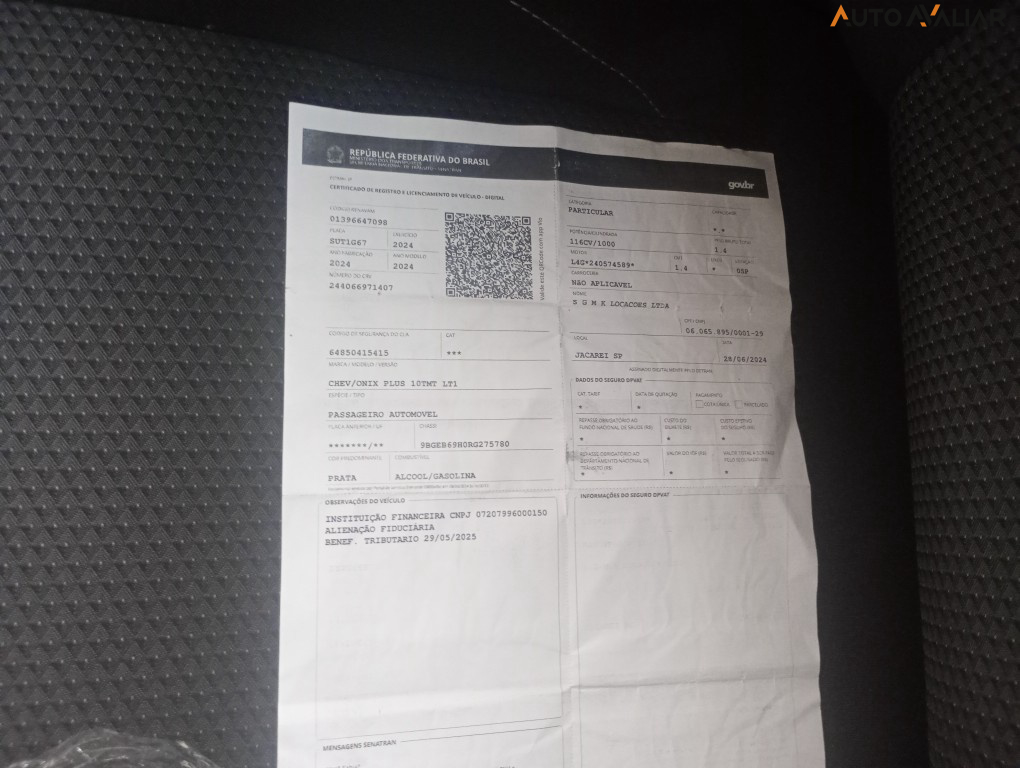 CHEVROLET ONIX 1.0 TURBO FLEX PLUS LT MANUAL