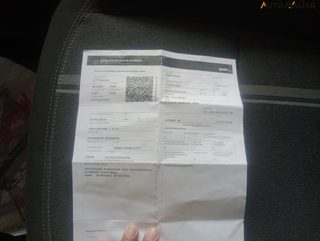 CHEVROLET TRACKER 1.0 TURBO FLEX LT AUTOMATICO