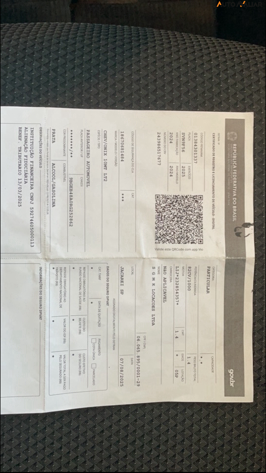 CHEVROLET ONIX 1.0 FLEX LT MANUAL