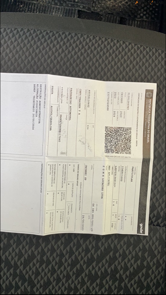 CHEVROLET TRACKER 1.0 TURBO FLEX AUTOMATICO