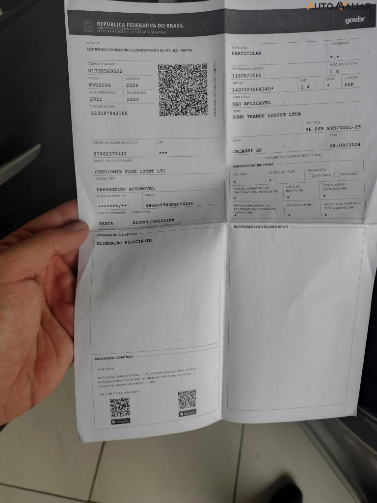 CHEVROLET ONIX 1.0 TURBO FLEX PLUS LT MANUAL