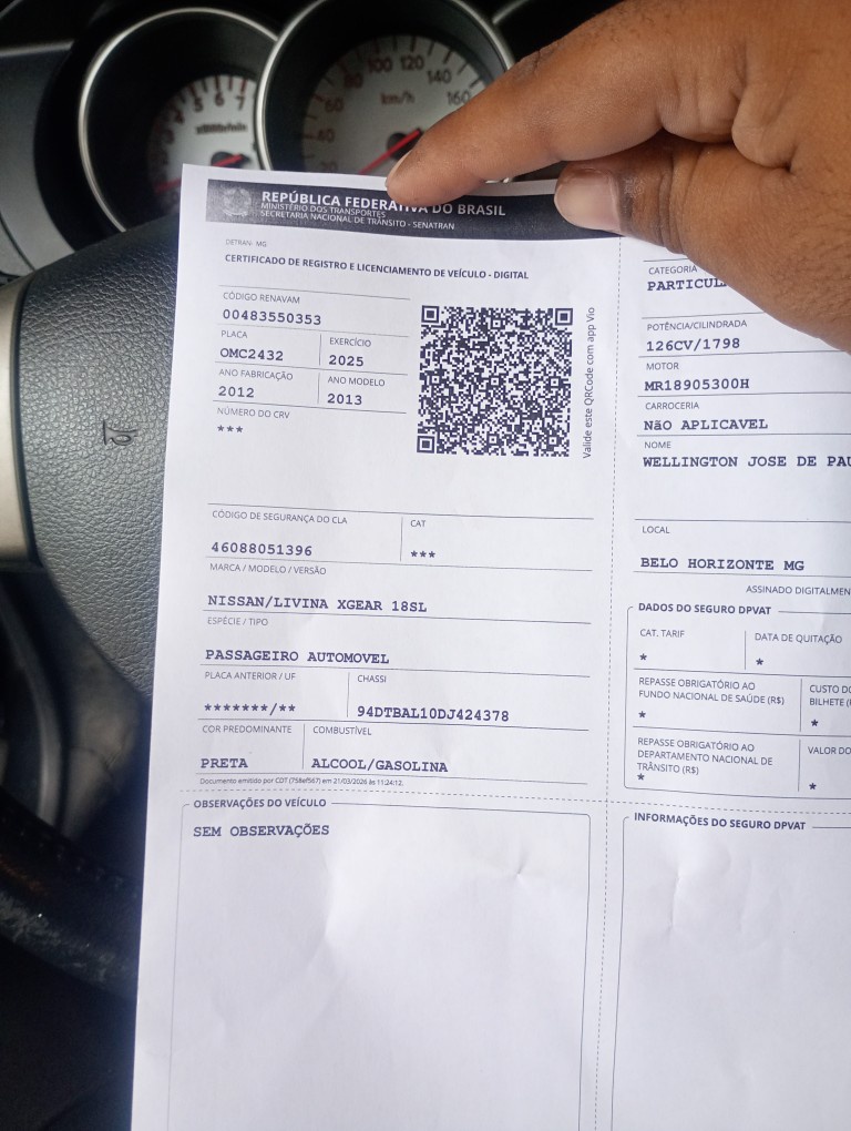 NISSAN LIVINA 1.8 SL X-GEAR 16V FLEX 4P AUTOMATICO