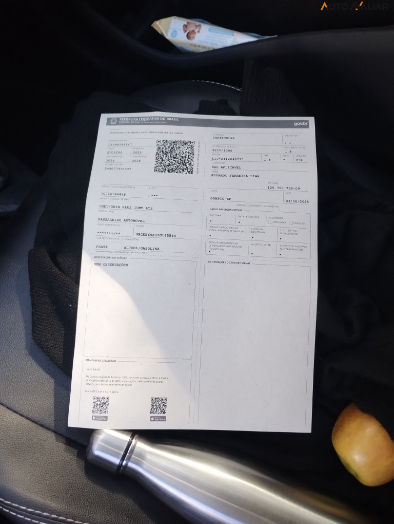 CHEVROLET ONIX 1.0 FLEX PLUS LT MANUAL