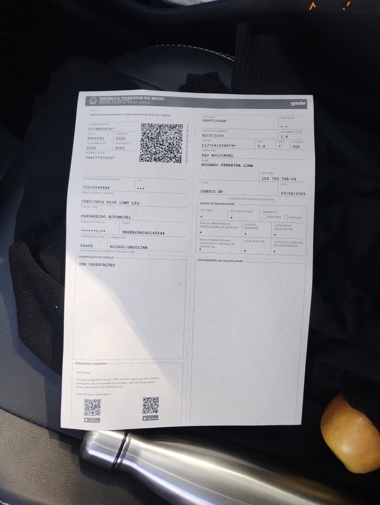 CHEVROLET ONIX 1.0 FLEX PLUS LT MANUAL