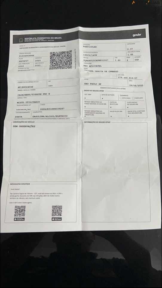 CHERY TIGGO 5X PRO 1.5 TURBO HIBRIDO