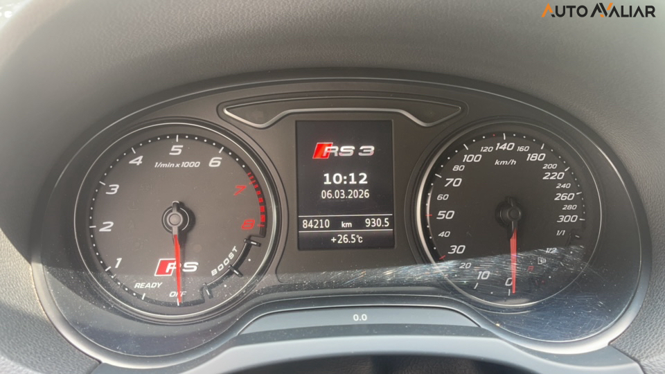 AUDI RS3 2.5 TFSI SPORTBACK QUATTRO GASOLINA 4P S-TRONIC